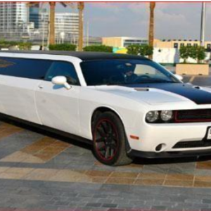 Dodge Challenger SRT  White - 9 Passengers